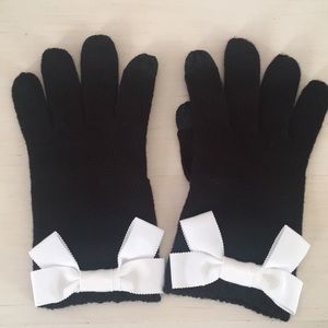 Kate Spade Gloves Black & White / Brand New